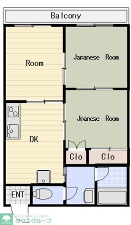 中島マンションの物件間取画像